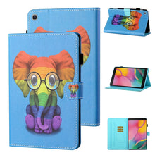 Load image into Gallery viewer, Coloured Drawing Stitching Horizontal Flip Leather Case with Holder &amp; Card Slot &amp; Sleep / Wake-up Function, For Samsung Galaxy Tab A7 10.4 (2020) T500/T505, For Samsung Galaxy Tab S6 Lite P610/P615, For Samsung Galaxy Tab A 8.0 (2019) T290/T295        ...