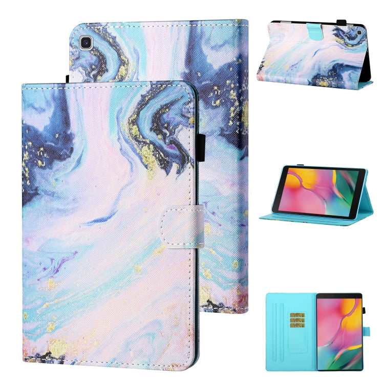 Coloured Drawing Stitching Horizontal Flip Leather Case with Holder & Card Slot & Sleep / Wake-up Function, For Samsung Galaxy Tab A7 10.4 (2020) T500/T505, For Samsung Galaxy Tab S6 Lite P610/P615, For Samsung Galaxy Tab A 8.0 (2019) T290/T295        ...