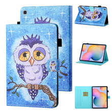 Load image into Gallery viewer, Coloured Drawing Stitching Horizontal Flip Leather Case with Holder &amp; Card Slot &amp; Sleep / Wake-up Function, For Samsung Galaxy Tab A7 10.4 (2020) T500/T505, For Samsung Galaxy Tab S6 Lite P610/P615, For Samsung Galaxy Tab A 8.0 (2019) T290/T295        ...