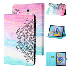 Load image into Gallery viewer, Coloured Drawing Stitching Horizontal Flip Leather Case with Holder &amp; Card Slot &amp; Sleep / Wake-up Function, For Samsung Galaxy Tab A7 10.4 (2020) T500/T505, For Samsung Galaxy Tab S6 Lite P610/P615, For Samsung Galaxy Tab A 8.0 (2019) T290/T295        ...