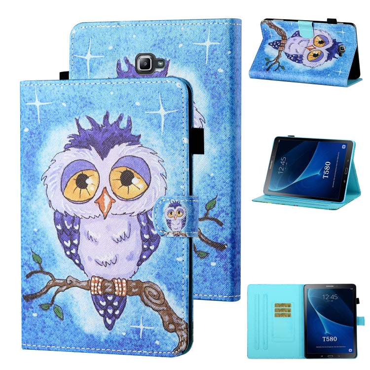 Coloured Drawing Stitching Horizontal Flip Leather Case with Holder & Card Slot & Sleep / Wake-up Function, For Samsung Galaxy Tab A7 10.4 (2020) T500/T505, For Samsung Galaxy Tab S6 Lite P610/P615, For Samsung Galaxy Tab A 8.0 (2019) T290/T295        ...