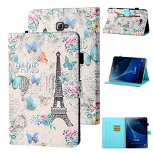 Load image into Gallery viewer, Coloured Drawing Stitching Horizontal Flip Leather Case with Holder &amp; Card Slot &amp; Sleep / Wake-up Function, For Samsung Galaxy Tab A7 10.4 (2020) T500/T505, For Samsung Galaxy Tab S6 Lite P610/P615, For Samsung Galaxy Tab A 8.0 (2019) T290/T295        ...