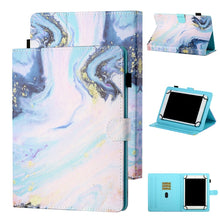 Load image into Gallery viewer, Universal Coloured Drawing Stitching Horizontal Flip Leather Case with Holder &amp; Card Slot