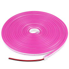 Load image into Gallery viewer, CJ-1206 12V 6A 5m IP65 Waterproof Silicone Neon LED Strip Light, US Plug