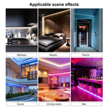 Load image into Gallery viewer, CJ-1206 12V 6A 5m IP65 Waterproof Silicone Neon LED Strip Light, US Plug
