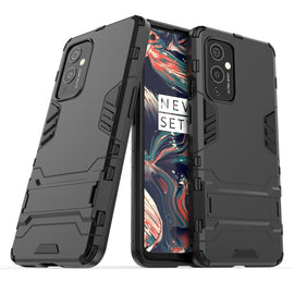 PC + TPU Shockproof Protective Case with Holder, For OnePlus 9, For OPPO Reno5, For Xiaomi Redmi Note 9 5G