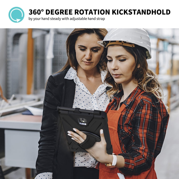 Shockproof Colorful Silicone + PC Protective Case with Holder & Shoulder Strap & Hand Strap, For Samsung Galaxy Tab active 3 T570 / T575 8.0, For Lenovo Tab M8 (2020) TB-8705F 8.0 inch