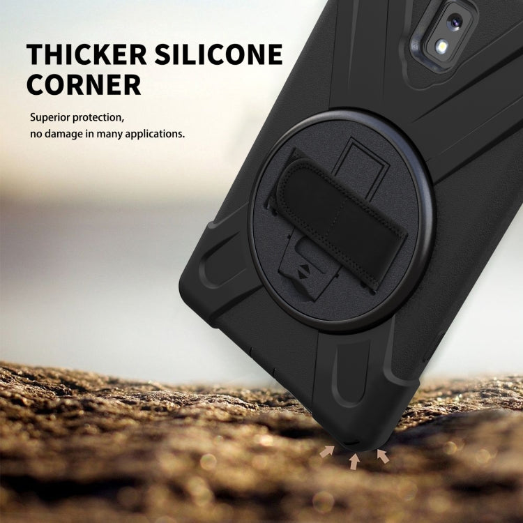 Shockproof Colorful Silicone + PC Protective Case with Holder & Shoulder Strap & Hand Strap, For Samsung Galaxy Tab active 3 T570 / T575 8.0, For Lenovo Tab M8 (2020) TB-8705F 8.0 inch