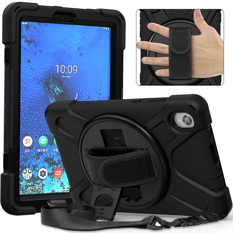 Shockproof Colorful Silicone + PC Protective Case with Holder & Shoulder Strap & Hand Strap, For Samsung Galaxy Tab active 3 T570 / T575 8.0, For Lenovo Tab M8 (2020) TB-8705F 8.0 inch