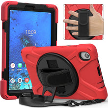 Load image into Gallery viewer, Shockproof Colorful Silicone + PC Protective Case with Holder &amp; Shoulder Strap &amp; Hand Strap, For Samsung Galaxy Tab active 3 T570 / T575 8.0, For Lenovo Tab M8 (2020) TB-8705F 8.0 inch
