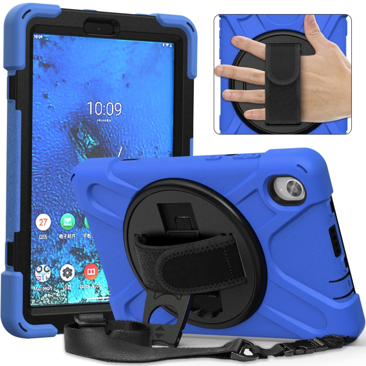 Shockproof Colorful Silicone + PC Protective Case with Holder & Shoulder Strap & Hand Strap, For Samsung Galaxy Tab active 3 T570 / T575 8.0, For Lenovo Tab M8 (2020) TB-8705F 8.0 inch