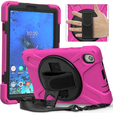 Load image into Gallery viewer, Shockproof Colorful Silicone + PC Protective Case with Holder &amp; Shoulder Strap &amp; Hand Strap, For Samsung Galaxy Tab active 3 T570 / T575 8.0, For Lenovo Tab M8 (2020) TB-8705F 8.0 inch