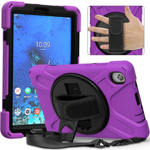 Load image into Gallery viewer, Shockproof Colorful Silicone + PC Protective Case with Holder &amp; Shoulder Strap &amp; Hand Strap, For Samsung Galaxy Tab active 3 T570 / T575 8.0, For Lenovo Tab M8 (2020) TB-8705F 8.0 inch
