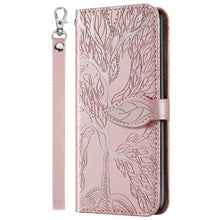 Load image into Gallery viewer, Life of Tree Embossing Pattern Horizontal Flip Leather Case with Holder &amp; Card Slot &amp; Wallet &amp; Photo Frame &amp; Lanyard, For iPhone 6 &amp; 6s, For iPhone 6 Plus &amp; 6s Plus, For iPhone 8 &amp; 7, For iPhone 8 Plus &amp; 7 Plus, For iPhone 11 Pro, For iPhone 11        ...