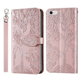 Life of Tree Embossing Pattern Horizontal Flip Leather Case with Holder & Card Slot & Wallet & Photo Frame & Lanyard, For iPhone 6 & 6s, For iPhone 6 Plus & 6s Plus, For iPhone 8 & 7, For iPhone 8 Plus & 7 Plus, For iPhone 11 Pro, For iPhone 11        ...