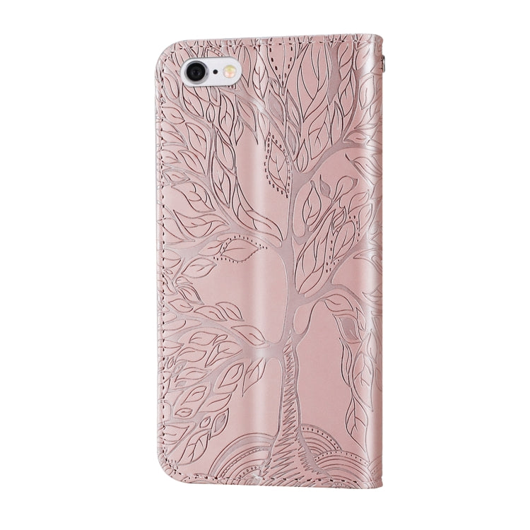 Life of Tree Embossing Pattern Horizontal Flip Leather Case with Holder & Card Slot & Wallet & Photo Frame & Lanyard, For iPhone 6 & 6s, For iPhone 6 Plus & 6s Plus, For iPhone 8 & 7, For iPhone 8 Plus & 7 Plus, For iPhone 11 Pro, For iPhone 11        ...