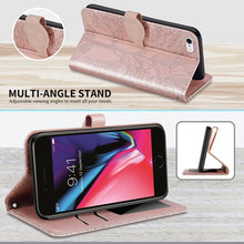 Load image into Gallery viewer, Life of Tree Embossing Pattern Horizontal Flip Leather Case with Holder &amp; Card Slot &amp; Wallet &amp; Photo Frame &amp; Lanyard, For iPhone 6 &amp; 6s, For iPhone 6 Plus &amp; 6s Plus, For iPhone 8 &amp; 7, For iPhone 8 Plus &amp; 7 Plus, For iPhone 11 Pro, For iPhone 11        ...