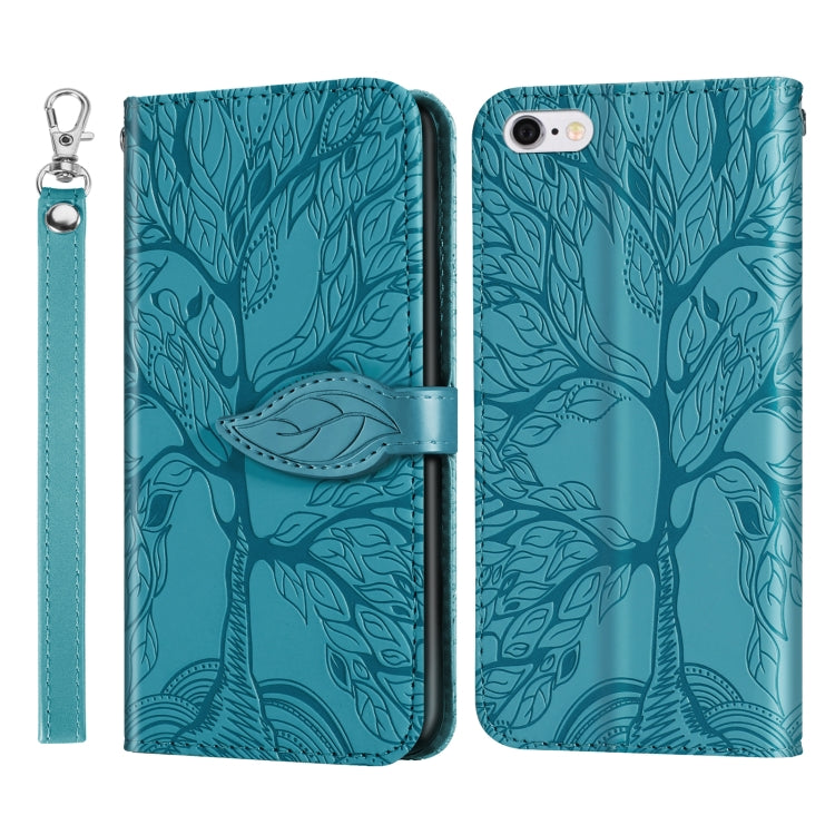 Life of Tree Embossing Pattern Horizontal Flip Leather Case with Holder & Card Slot & Wallet & Photo Frame & Lanyard, For iPhone 6 & 6s, For iPhone 6 Plus & 6s Plus, For iPhone 8 & 7, For iPhone 8 Plus & 7 Plus, For iPhone 11 Pro, For iPhone 11        ...