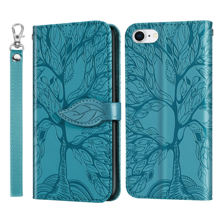 Life of Tree Embossing Pattern Horizontal Flip Leather Case with Holder & Card Slot & Wallet & Photo Frame & Lanyard, For iPhone 6 & 6s, For iPhone 6 Plus & 6s Plus, For iPhone 8 & 7, For iPhone 8 Plus & 7 Plus, For iPhone 11 Pro, For iPhone 11        ...