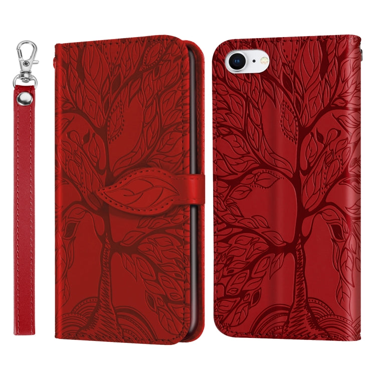 Life of Tree Embossing Pattern Horizontal Flip Leather Case with Holder & Card Slot & Wallet & Photo Frame & Lanyard, For iPhone 6 & 6s, For iPhone 6 Plus & 6s Plus, For iPhone 8 & 7, For iPhone 8 Plus & 7 Plus, For iPhone 11 Pro, For iPhone 11        ...