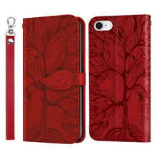 Load image into Gallery viewer, Life of Tree Embossing Pattern Horizontal Flip Leather Case with Holder &amp; Card Slot &amp; Wallet &amp; Photo Frame &amp; Lanyard, For iPhone 6 &amp; 6s, For iPhone 6 Plus &amp; 6s Plus, For iPhone 8 &amp; 7, For iPhone 8 Plus &amp; 7 Plus, For iPhone 11 Pro, For iPhone 11        ...