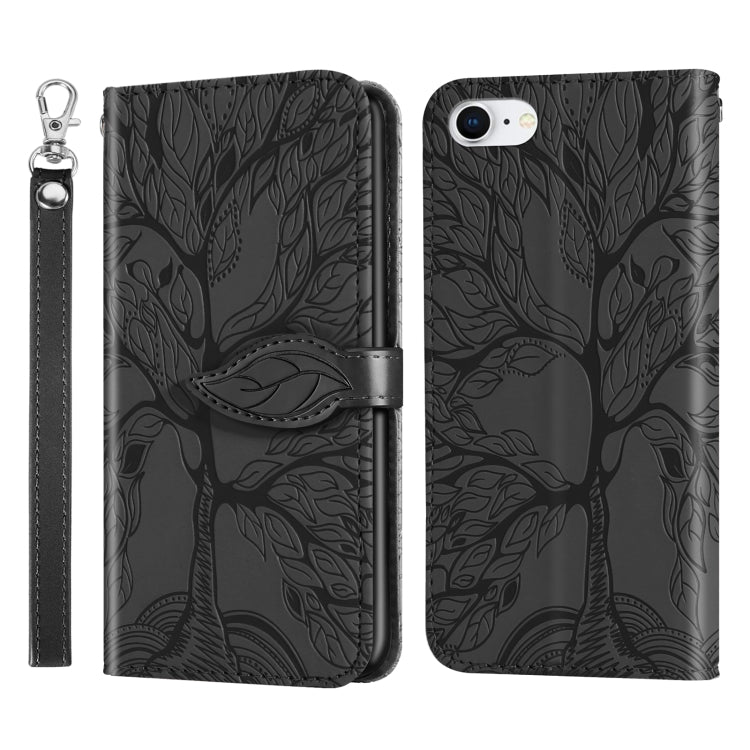 Life of Tree Embossing Pattern Horizontal Flip Leather Case with Holder & Card Slot & Wallet & Photo Frame & Lanyard, For iPhone 6 & 6s, For iPhone 6 Plus & 6s Plus, For iPhone 8 & 7, For iPhone 8 Plus & 7 Plus, For iPhone 11 Pro, For iPhone 11        ...