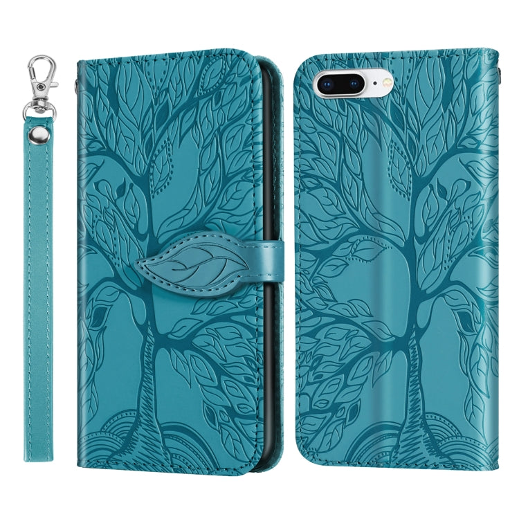 Life of Tree Embossing Pattern Horizontal Flip Leather Case with Holder & Card Slot & Wallet & Photo Frame & Lanyard, For iPhone 6 & 6s, For iPhone 6 Plus & 6s Plus, For iPhone 8 & 7, For iPhone 8 Plus & 7 Plus, For iPhone 11 Pro, For iPhone 11        ...