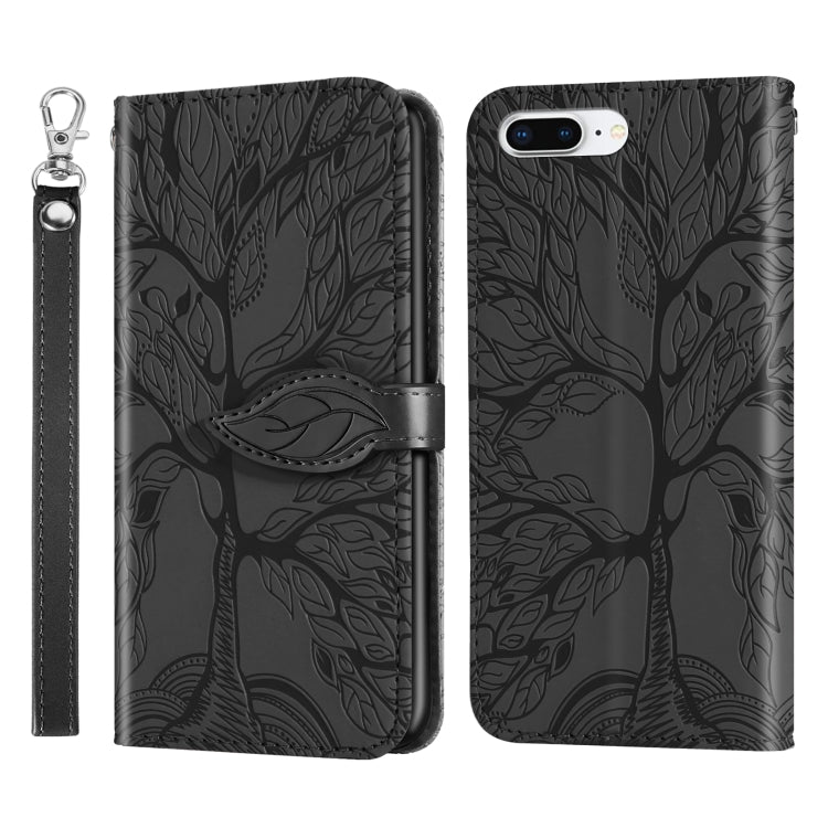 Life of Tree Embossing Pattern Horizontal Flip Leather Case with Holder & Card Slot & Wallet & Photo Frame & Lanyard, For iPhone 6 & 6s, For iPhone 6 Plus & 6s Plus, For iPhone 8 & 7, For iPhone 8 Plus & 7 Plus, For iPhone 11 Pro, For iPhone 11        ...