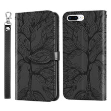 Load image into Gallery viewer, Life of Tree Embossing Pattern Horizontal Flip Leather Case with Holder &amp; Card Slot &amp; Wallet &amp; Photo Frame &amp; Lanyard, For iPhone 6 &amp; 6s, For iPhone 6 Plus &amp; 6s Plus, For iPhone 8 &amp; 7, For iPhone 8 Plus &amp; 7 Plus, For iPhone 11 Pro, For iPhone 11        ...