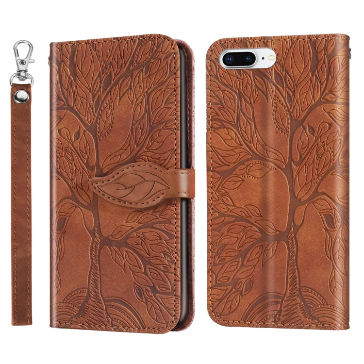 Life of Tree Embossing Pattern Horizontal Flip Leather Case with Holder & Card Slot & Wallet & Photo Frame & Lanyard, For iPhone 6 & 6s, For iPhone 6 Plus & 6s Plus, For iPhone 8 & 7, For iPhone 8 Plus & 7 Plus, For iPhone 11 Pro, For iPhone 11        ...