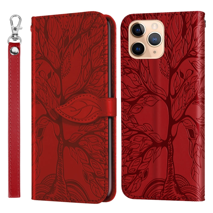 Life of Tree Embossing Pattern Horizontal Flip Leather Case with Holder & Card Slot & Wallet & Photo Frame & Lanyard, For iPhone 6 & 6s, For iPhone 6 Plus & 6s Plus, For iPhone 8 & 7, For iPhone 8 Plus & 7 Plus, For iPhone 11 Pro, For iPhone 11        ...