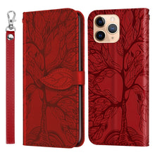 Load image into Gallery viewer, Life of Tree Embossing Pattern Horizontal Flip Leather Case with Holder &amp; Card Slot &amp; Wallet &amp; Photo Frame &amp; Lanyard, For iPhone 6 &amp; 6s, For iPhone 6 Plus &amp; 6s Plus, For iPhone 8 &amp; 7, For iPhone 8 Plus &amp; 7 Plus, For iPhone 11 Pro, For iPhone 11        ...