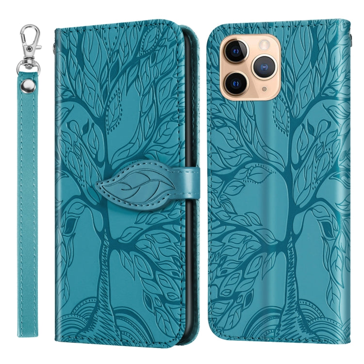 Life of Tree Embossing Pattern Horizontal Flip Leather Case with Holder & Card Slot & Wallet & Photo Frame & Lanyard, For iPhone 6 & 6s, For iPhone 6 Plus & 6s Plus, For iPhone 8 & 7, For iPhone 8 Plus & 7 Plus, For iPhone 11 Pro, For iPhone 11        ...