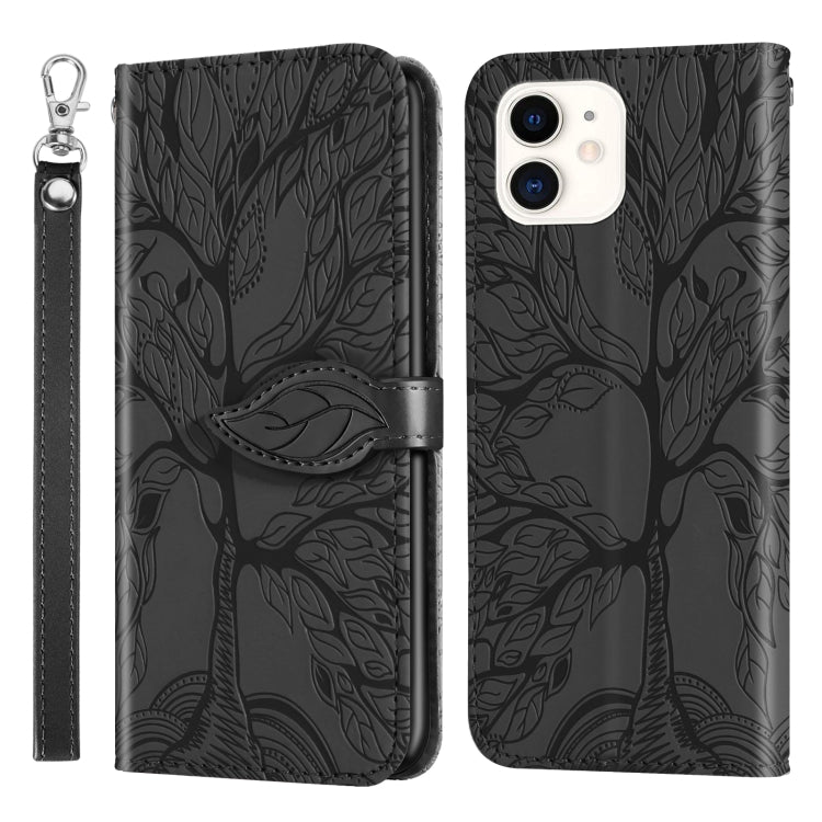 Life of Tree Embossing Pattern Horizontal Flip Leather Case with Holder & Card Slot & Wallet & Photo Frame & Lanyard, For iPhone 6 & 6s, For iPhone 6 Plus & 6s Plus, For iPhone 8 & 7, For iPhone 8 Plus & 7 Plus, For iPhone 11 Pro, For iPhone 11        ...