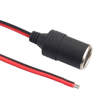 Load image into Gallery viewer, 3360 12-24V 10A DIY Soldered Cigarette Lighter Charger Female Plug Socket, 30cm, 1m