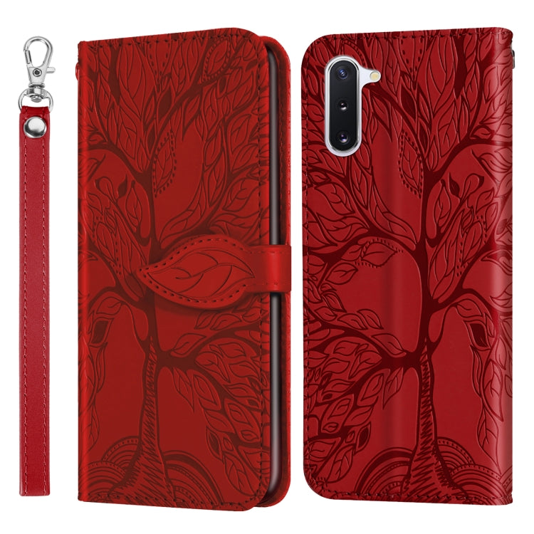 Life of Tree Embossing Pattern Horizontal Flip Leather Case with Holder & Card Slot & Wallet & Photo Frame & Lanyard, For Samsung Galaxy Note8, For Samsung Galaxy Note9, For Samsung Galaxy Note10, For Samsung Galaxy Note10+, For Samsung Galaxy Note20  ...