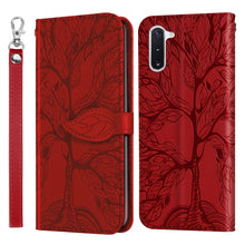 Load image into Gallery viewer, Life of Tree Embossing Pattern Horizontal Flip Leather Case with Holder &amp; Card Slot &amp; Wallet &amp; Photo Frame &amp; Lanyard, For Samsung Galaxy Note8, For Samsung Galaxy Note9, For Samsung Galaxy Note10, For Samsung Galaxy Note10+, For Samsung Galaxy Note20  ...