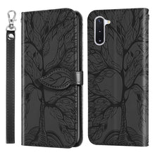 Load image into Gallery viewer, Life of Tree Embossing Pattern Horizontal Flip Leather Case with Holder &amp; Card Slot &amp; Wallet &amp; Photo Frame &amp; Lanyard, For Samsung Galaxy Note8, For Samsung Galaxy Note9, For Samsung Galaxy Note10, For Samsung Galaxy Note10+, For Samsung Galaxy Note20  ...