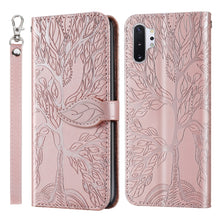 Load image into Gallery viewer, Life of Tree Embossing Pattern Horizontal Flip Leather Case with Holder &amp; Card Slot &amp; Wallet &amp; Photo Frame &amp; Lanyard, For Samsung Galaxy Note8, For Samsung Galaxy Note9, For Samsung Galaxy Note10, For Samsung Galaxy Note10+, For Samsung Galaxy Note20  ...