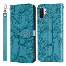 Load image into Gallery viewer, Life of Tree Embossing Pattern Horizontal Flip Leather Case with Holder &amp; Card Slot &amp; Wallet &amp; Photo Frame &amp; Lanyard, For Samsung Galaxy Note8, For Samsung Galaxy Note9, For Samsung Galaxy Note10, For Samsung Galaxy Note10+, For Samsung Galaxy Note20  ...