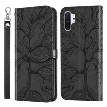 Load image into Gallery viewer, Life of Tree Embossing Pattern Horizontal Flip Leather Case with Holder &amp; Card Slot &amp; Wallet &amp; Photo Frame &amp; Lanyard, For Samsung Galaxy Note8, For Samsung Galaxy Note9, For Samsung Galaxy Note10, For Samsung Galaxy Note10+, For Samsung Galaxy Note20  ...