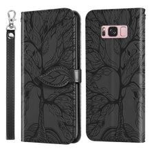 Load image into Gallery viewer, Life of Tree Embossing Pattern Horizontal Flip Leather Case with Holder &amp; Card Slot &amp; Wallet &amp; Photo Frame &amp; Lanyard, For Samsung Galaxy Note8, For Samsung Galaxy Note9, For Samsung Galaxy Note10, For Samsung Galaxy Note10+, For Samsung Galaxy Note20  ...