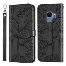 Load image into Gallery viewer, Life of Tree Embossing Pattern Horizontal Flip Leather Case with Holder &amp; Card Slot &amp; Wallet &amp; Photo Frame &amp; Lanyard, For Samsung Galaxy Note8, For Samsung Galaxy Note9, For Samsung Galaxy Note10, For Samsung Galaxy Note10+, For Samsung Galaxy Note20  ...