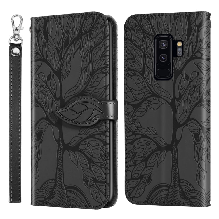 Life of Tree Embossing Pattern Horizontal Flip Leather Case with Holder & Card Slot & Wallet & Photo Frame & Lanyard, For Samsung Galaxy S9+, For Samsung Galaxy S10, For Samsung Galaxy S10+, For Samsung Galaxy S10e, For Samsung Galaxy S20              ...