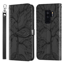 Load image into Gallery viewer, Life of Tree Embossing Pattern Horizontal Flip Leather Case with Holder &amp; Card Slot &amp; Wallet &amp; Photo Frame &amp; Lanyard, For Samsung Galaxy S9+, For Samsung Galaxy S10, For Samsung Galaxy S10+, For Samsung Galaxy S10e, For Samsung Galaxy S20              ...