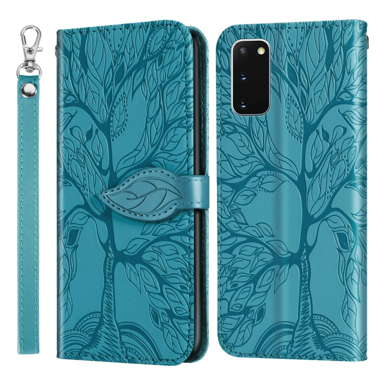 Life of Tree Embossing Pattern Horizontal Flip Leather Case with Holder & Card Slot & Wallet & Photo Frame & Lanyard, For Samsung Galaxy S9+, For Samsung Galaxy S10, For Samsung Galaxy S10+, For Samsung Galaxy S10e, For Samsung Galaxy S20              ...