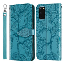 Load image into Gallery viewer, Life of Tree Embossing Pattern Horizontal Flip Leather Case with Holder &amp; Card Slot &amp; Wallet &amp; Photo Frame &amp; Lanyard, For Samsung Galaxy S9+, For Samsung Galaxy S10, For Samsung Galaxy S10+, For Samsung Galaxy S10e, For Samsung Galaxy S20              ...