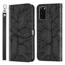 Load image into Gallery viewer, Life of Tree Embossing Pattern Horizontal Flip Leather Case with Holder &amp; Card Slot &amp; Wallet &amp; Photo Frame &amp; Lanyard, For Samsung Galaxy S9+, For Samsung Galaxy S10, For Samsung Galaxy S10+, For Samsung Galaxy S10e, For Samsung Galaxy S20              ...