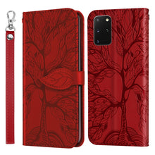 Load image into Gallery viewer, Life of Tree Embossing Pattern Horizontal Flip Leather Case with Holder &amp; Card Slot &amp; Wallet &amp; Photo Frame &amp; Lanyard, For Samsung Galaxy S9+, For Samsung Galaxy S10, For Samsung Galaxy S10+, For Samsung Galaxy S10e, For Samsung Galaxy S20              ...