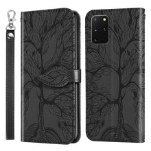 Load image into Gallery viewer, Life of Tree Embossing Pattern Horizontal Flip Leather Case with Holder &amp; Card Slot &amp; Wallet &amp; Photo Frame &amp; Lanyard, For Samsung Galaxy S9+, For Samsung Galaxy S10, For Samsung Galaxy S10+, For Samsung Galaxy S10e, For Samsung Galaxy S20              ...